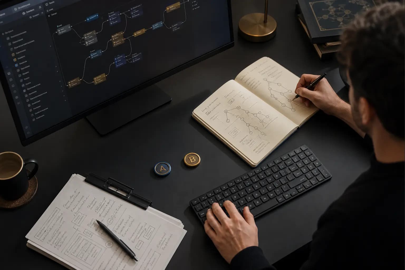 Engineer designing a multi-provider workflow